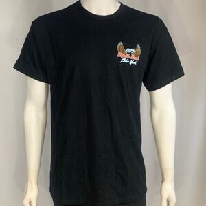 Myrtle Beach 2003 Bike Week Black and Blue T-Shirt Large